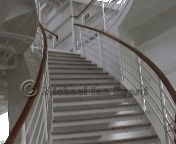 Companionway to upper decks